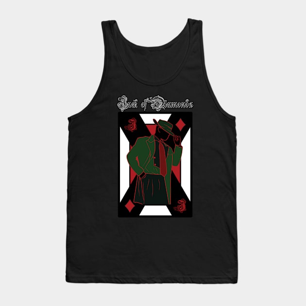 Jack of Diamonds Tank Top by ProxishDesigns